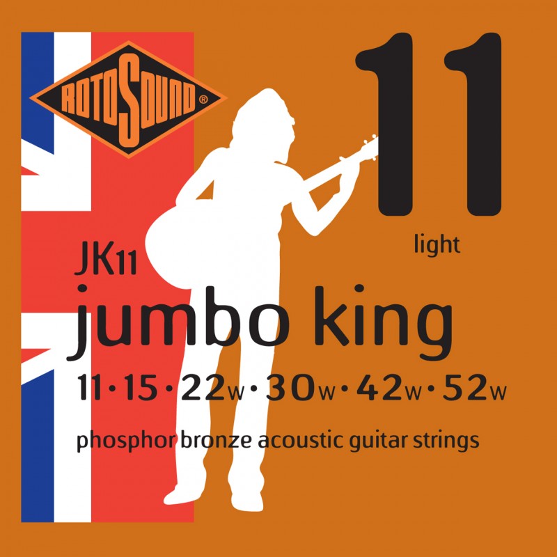 JK11 Jumbo King Phosphor Bronze 11 15 22 30 42 52