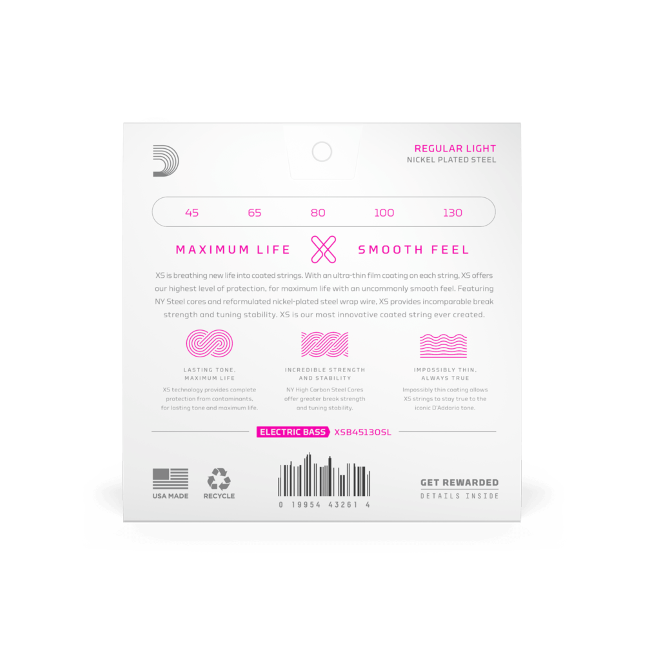 XSB45130SL Regular Light 5-String super long scale