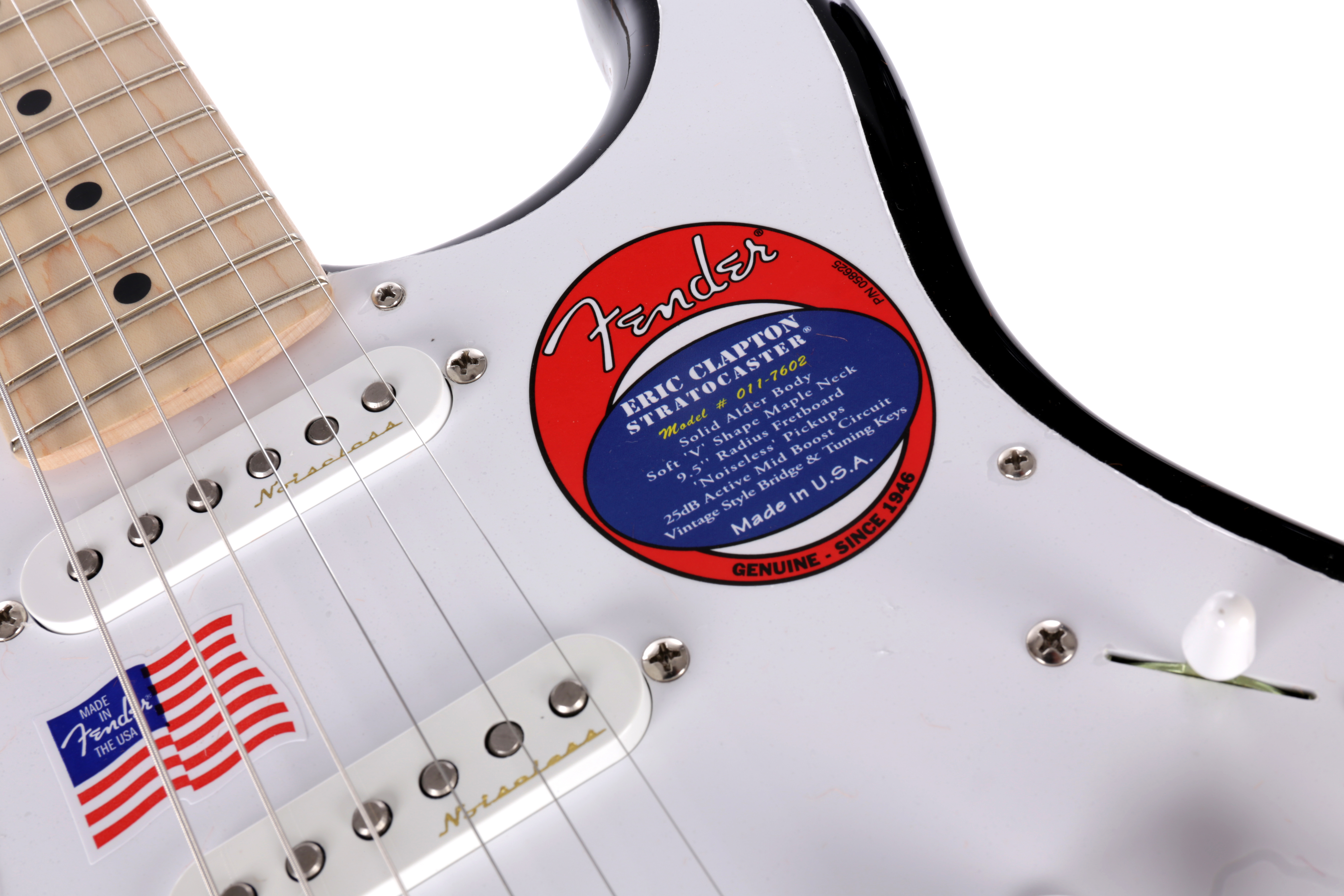 Eric Clapton Strat Maple Fretboard, black