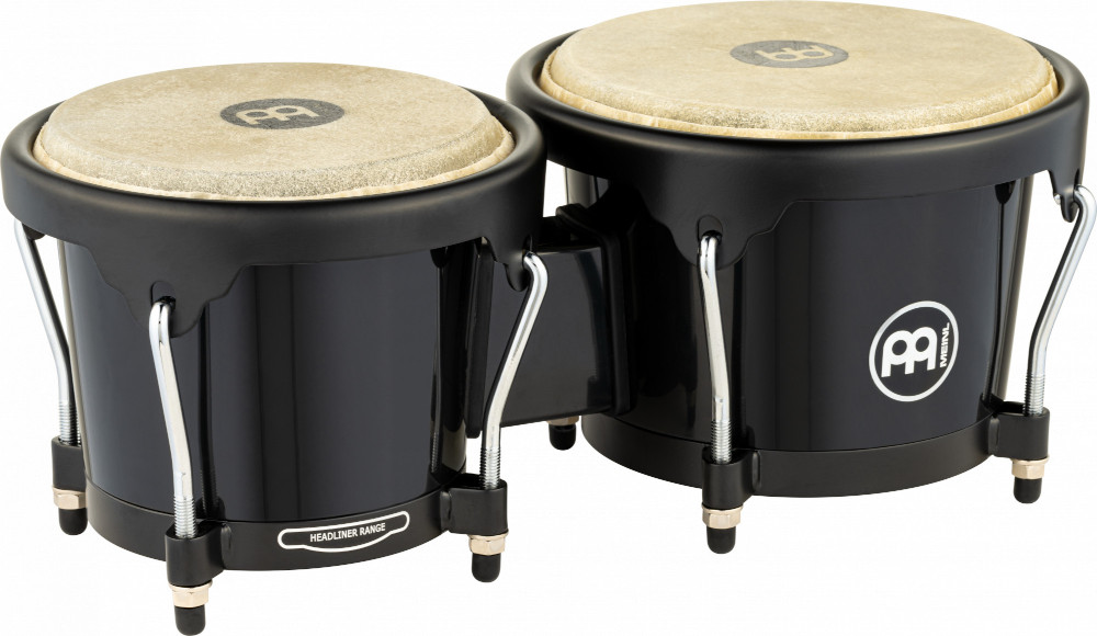 HB50BK Headliner Bongo schwarz ABS 6 1/2" Macho & 7 1/2" Hembra