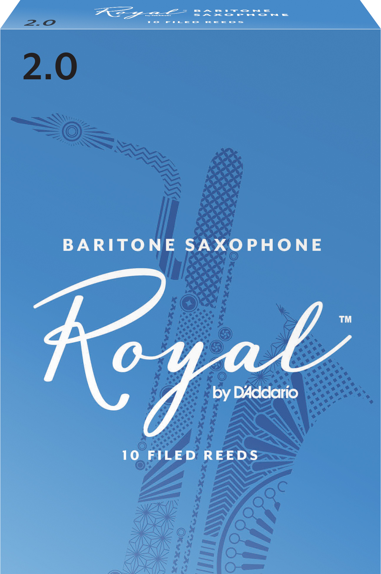 Royal Baritonsaxblätter 2,0 10er Packung