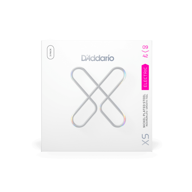 09- 42 Light, XS Nickel Coated Saiten 3er-Packung 09- 42 Light, XS Nickel Coated Saiten 3er-Packung