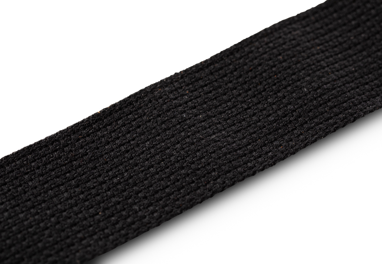 GS Mini Strap,Black Cotton,2" 4002-20