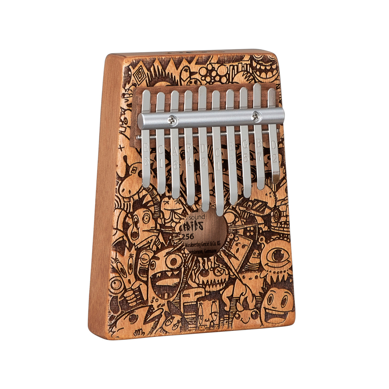 Art Series Kalimba 10 Little Monster Laser Art Series Kalimba 10 Little Monster Laser