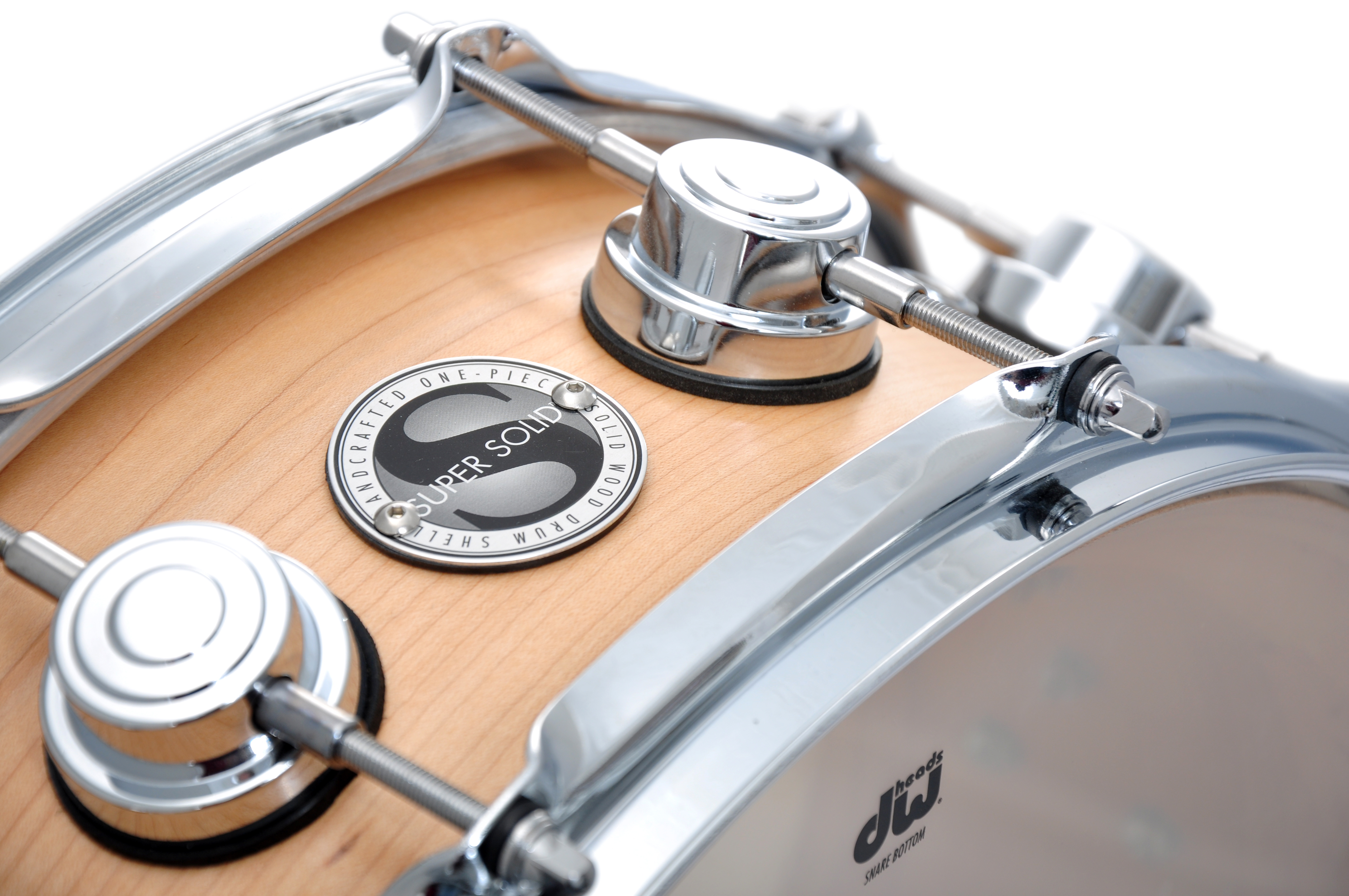 Super Solid Snare 14x5,5 3/4 Satin Oil Natural / Chrome HW