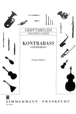 Grifftabelle Kontrabass