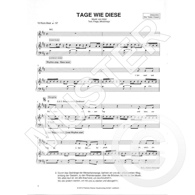 Tage wie diese Tage wie diese