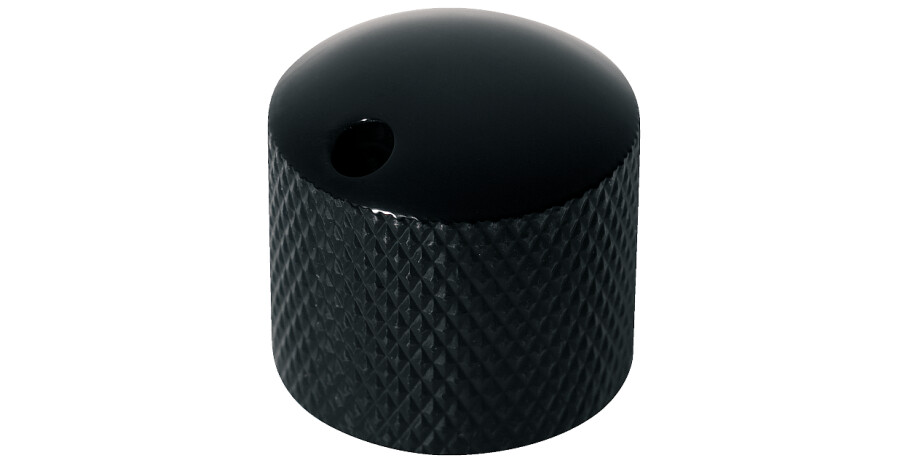 Potentiometer Dome Knob - Black