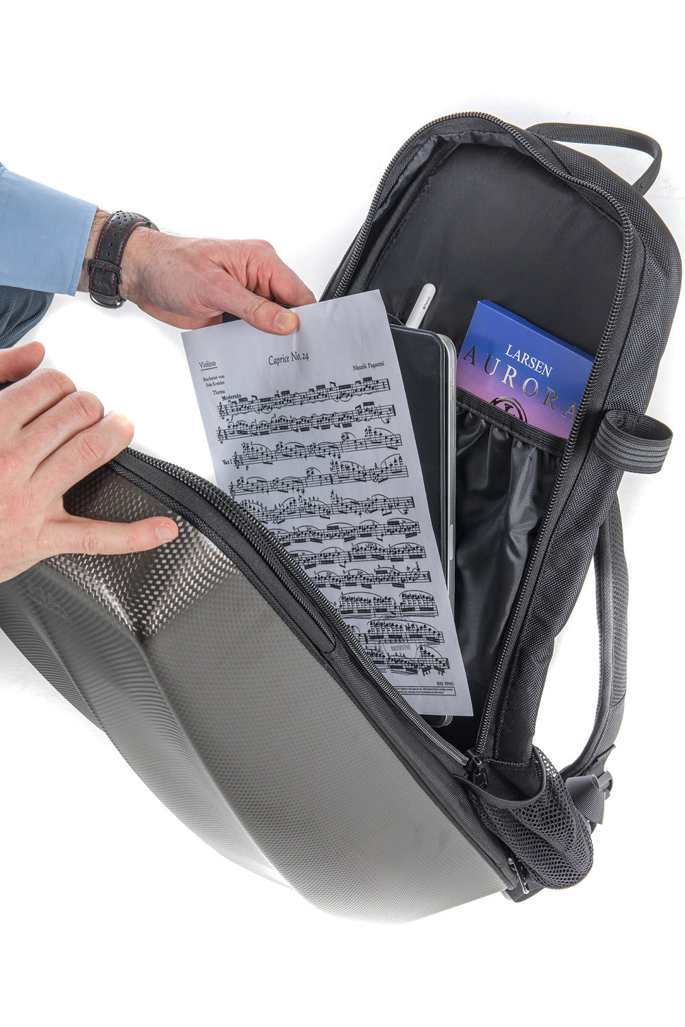 Violinkoffer Space Bag Titanium 4/4