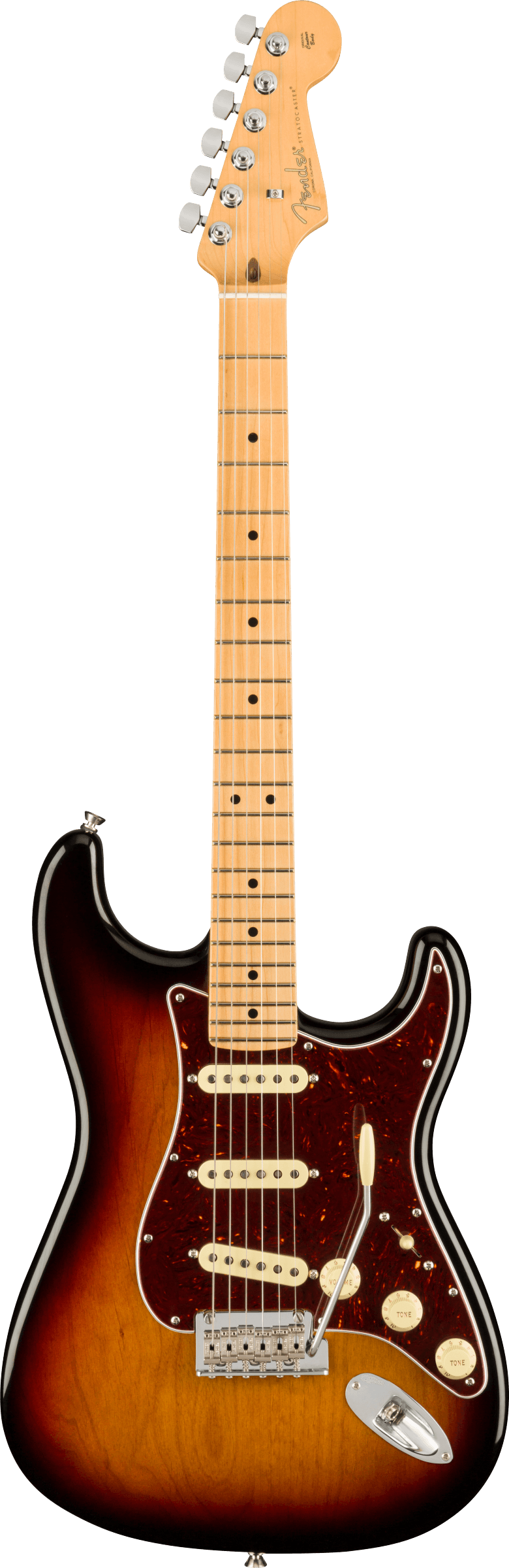 American Professional II Stratocaster Maple Fingerboard, 3-Color Sunburst