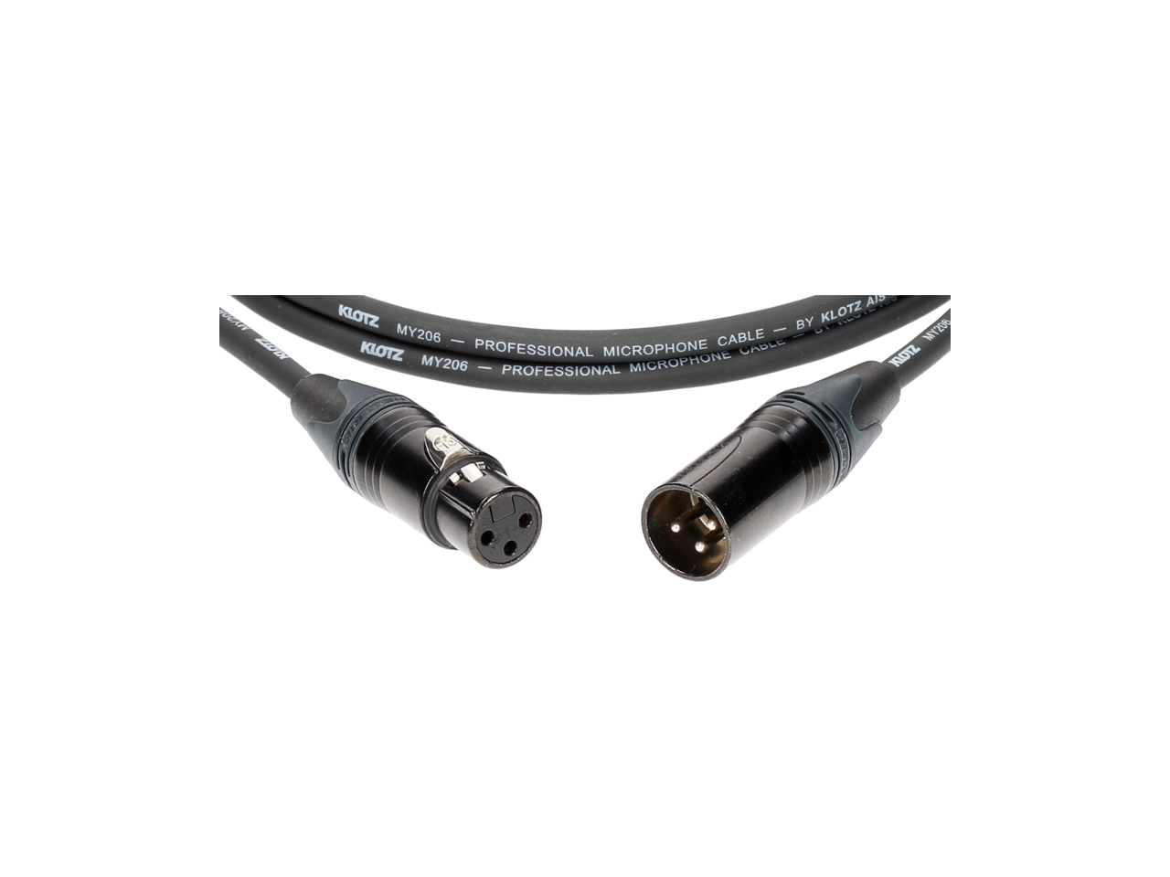 M1 Mikrofonkabel sw 1,5m XLR 3p. F/M