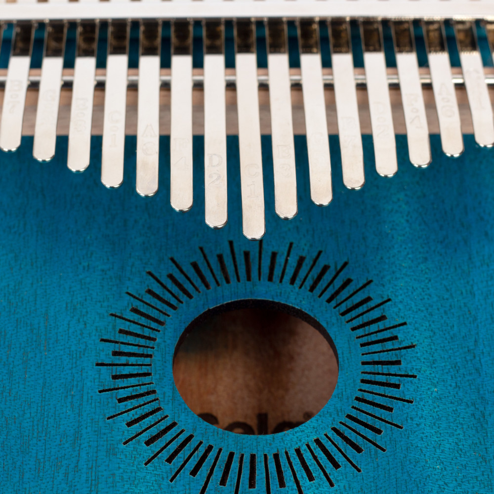 Kalimba Mahogany 17 Blue Kalimba Mahogany 17 Blue