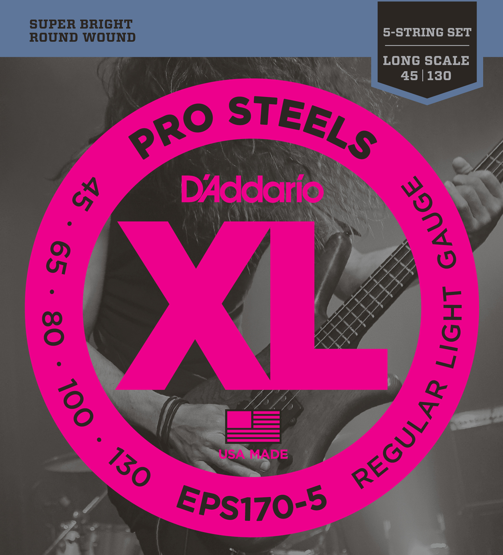 EPS170-5 Pro Steels 5-String 45-130