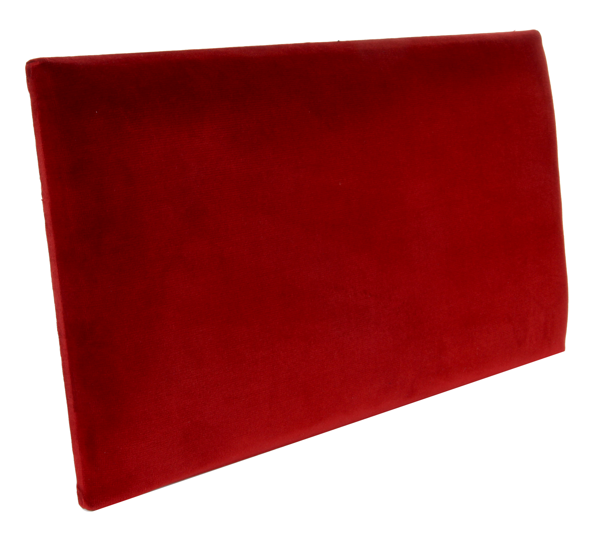 V019 Sitzpolster für Holzrand-Klavierbank Polster Velour Bordeaux-Rot