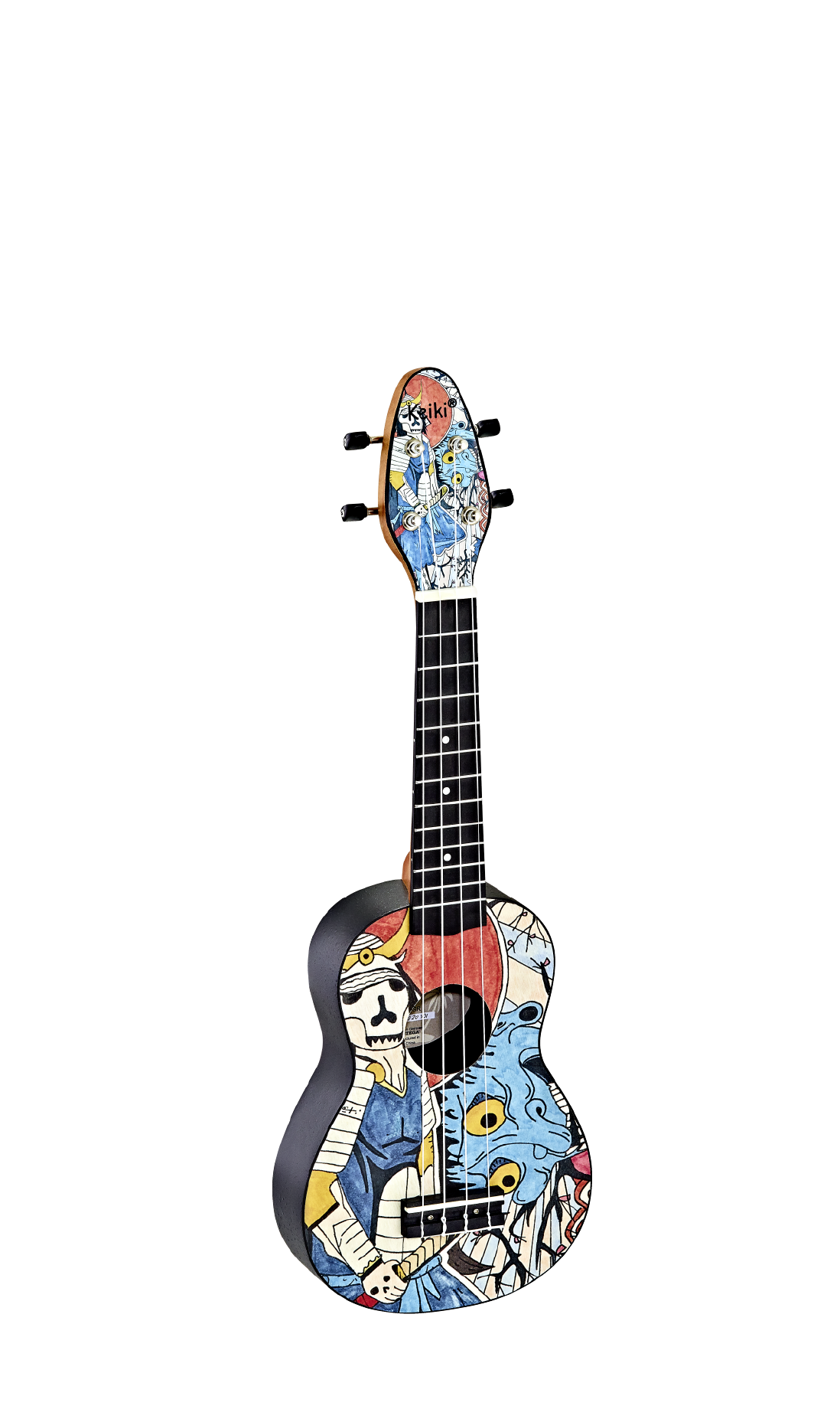 KEIKI Ukulelen Set "Samurai" inkl. Gymbag/H-Tuner/5 Picks/Gurt KEIKI Ukulelen Set "Samurai" inkl. Gymbag/H-Tuner/5 Picks/Gurt