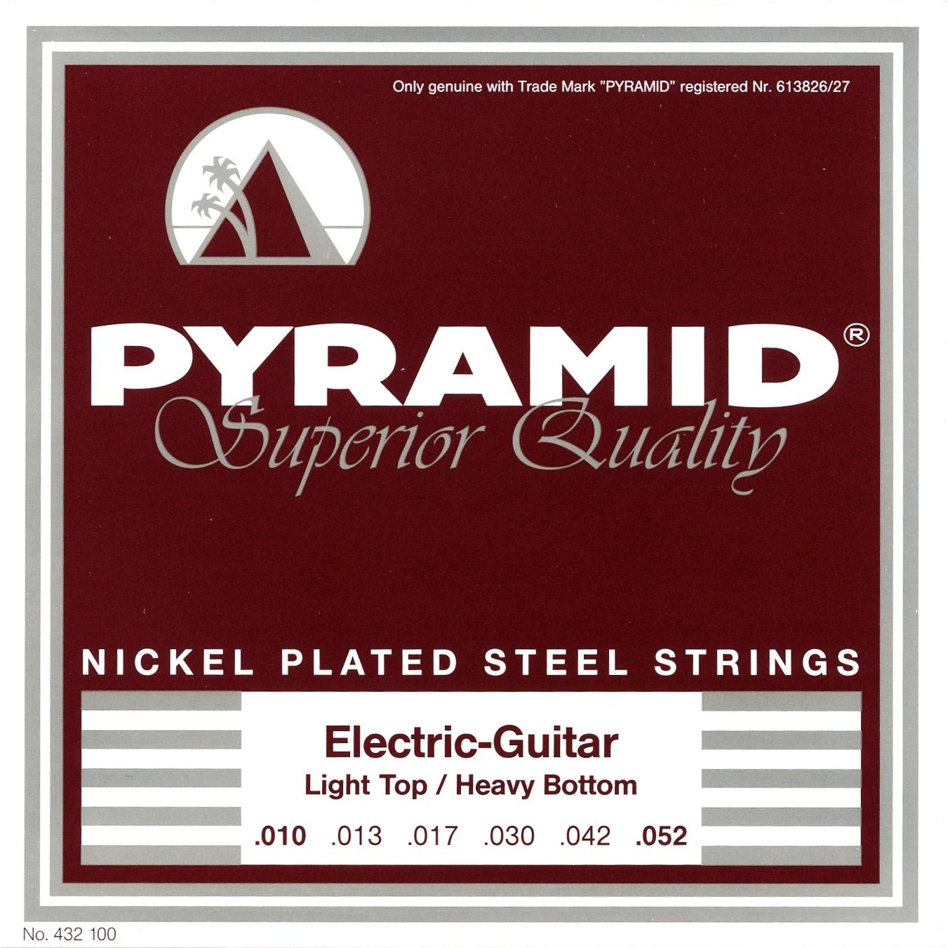 Nickel Plated Steel, 10-52 Light top/heavy bottom