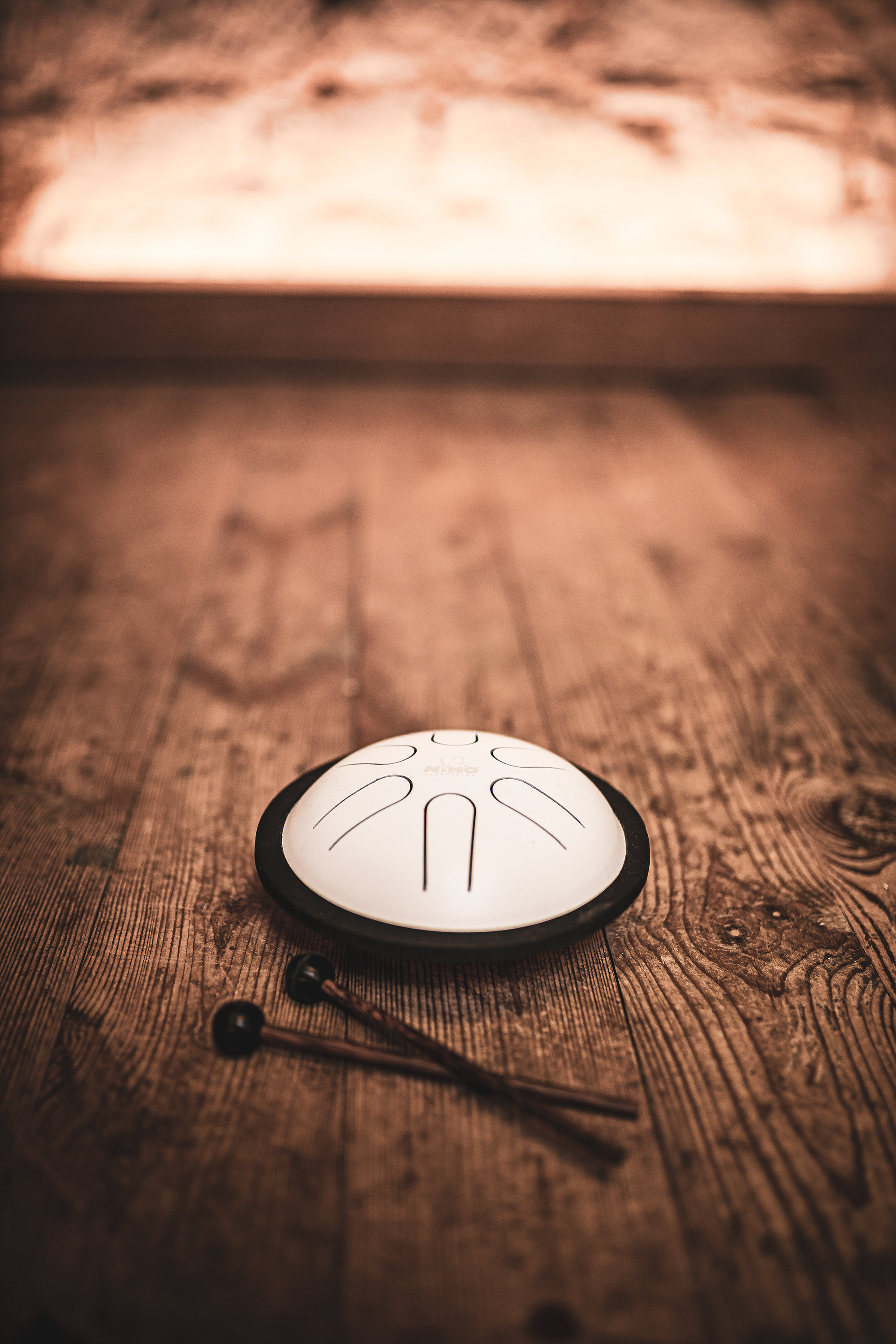 NINO980WH Mini Melody Steel Tongue Drum weiß