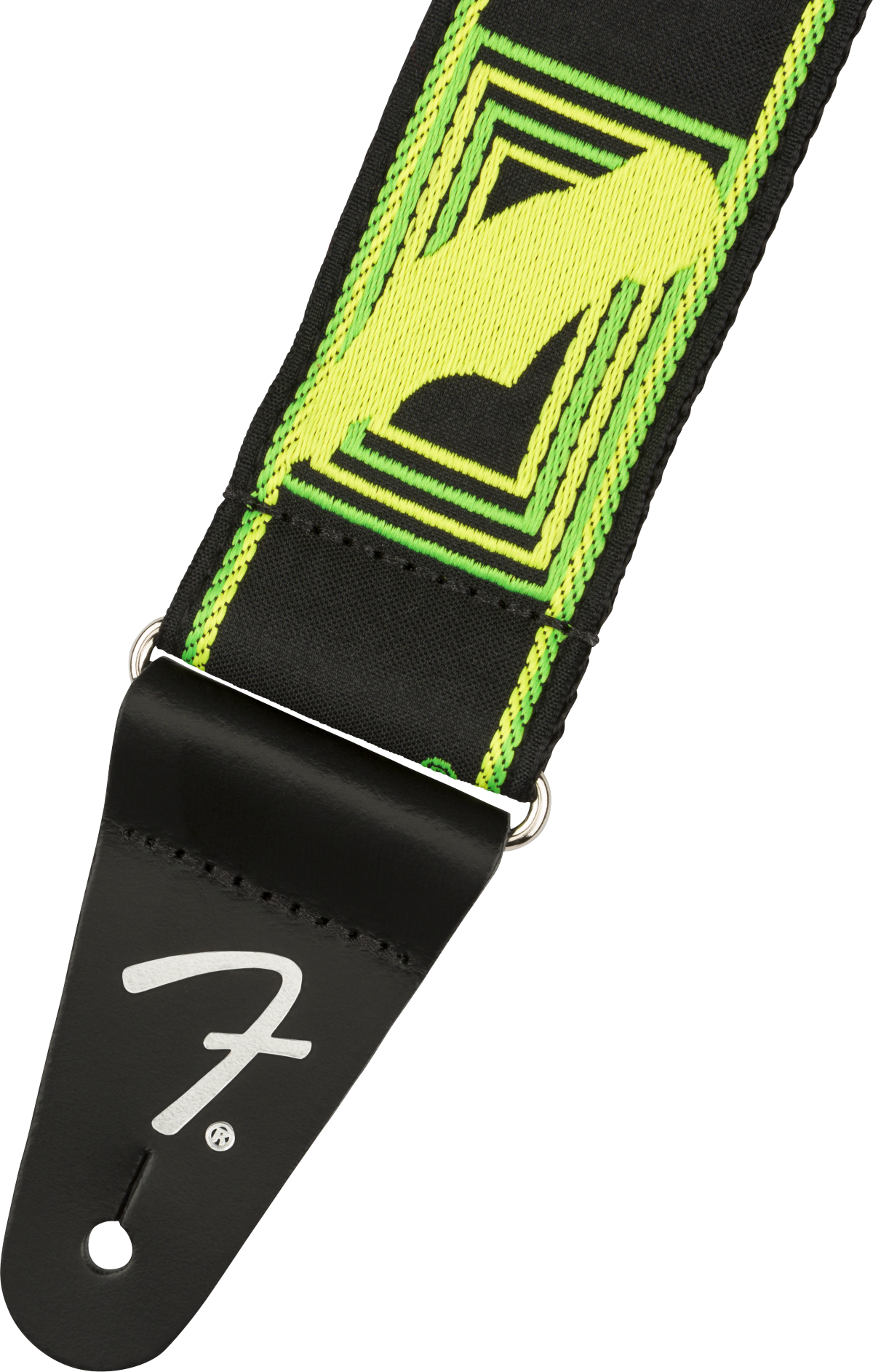 Neon Monogrammed Strap green and yellow