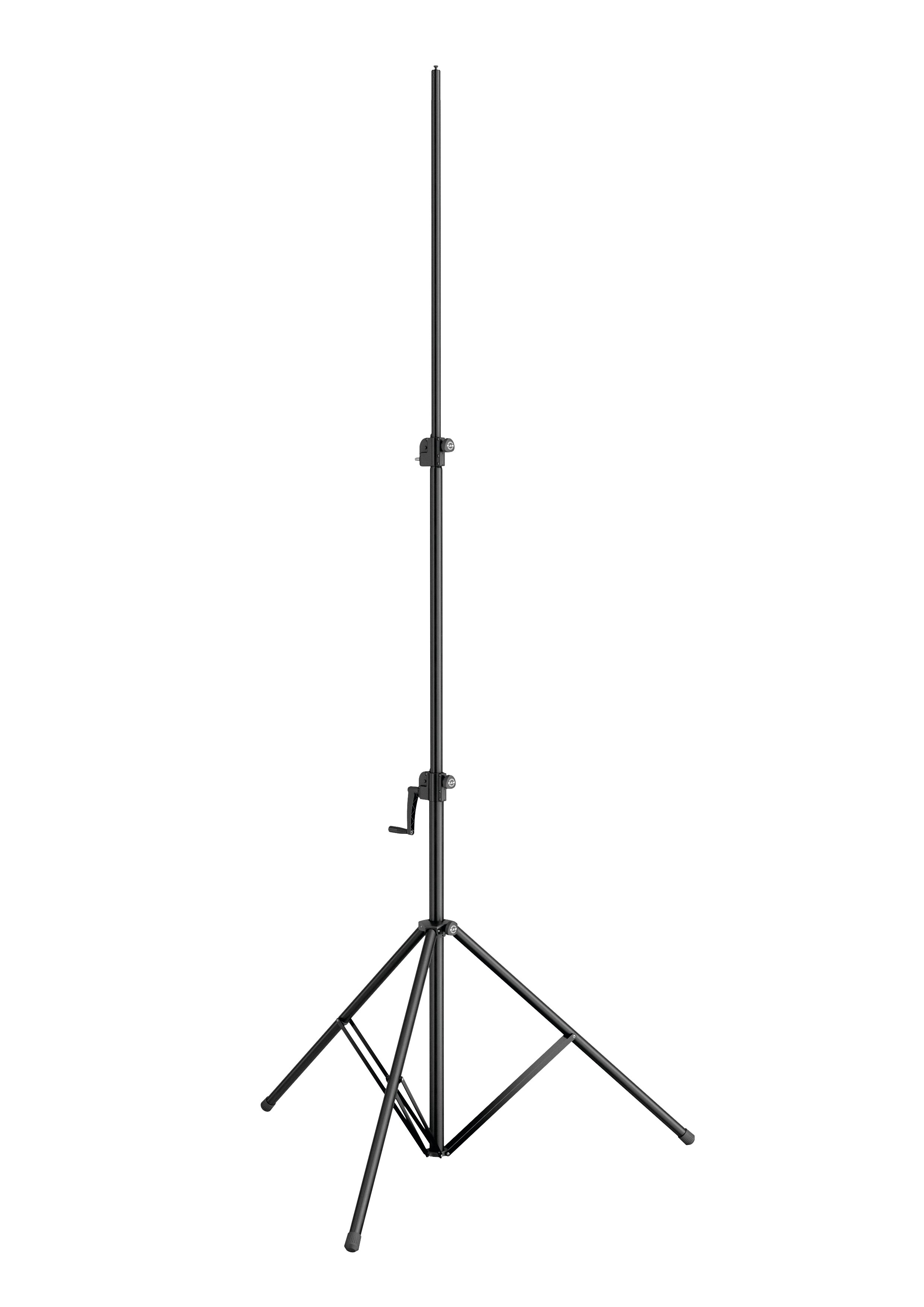 24740 Boxen/Leuchtenstativ, schwarz Wind-Up Stativ 4000