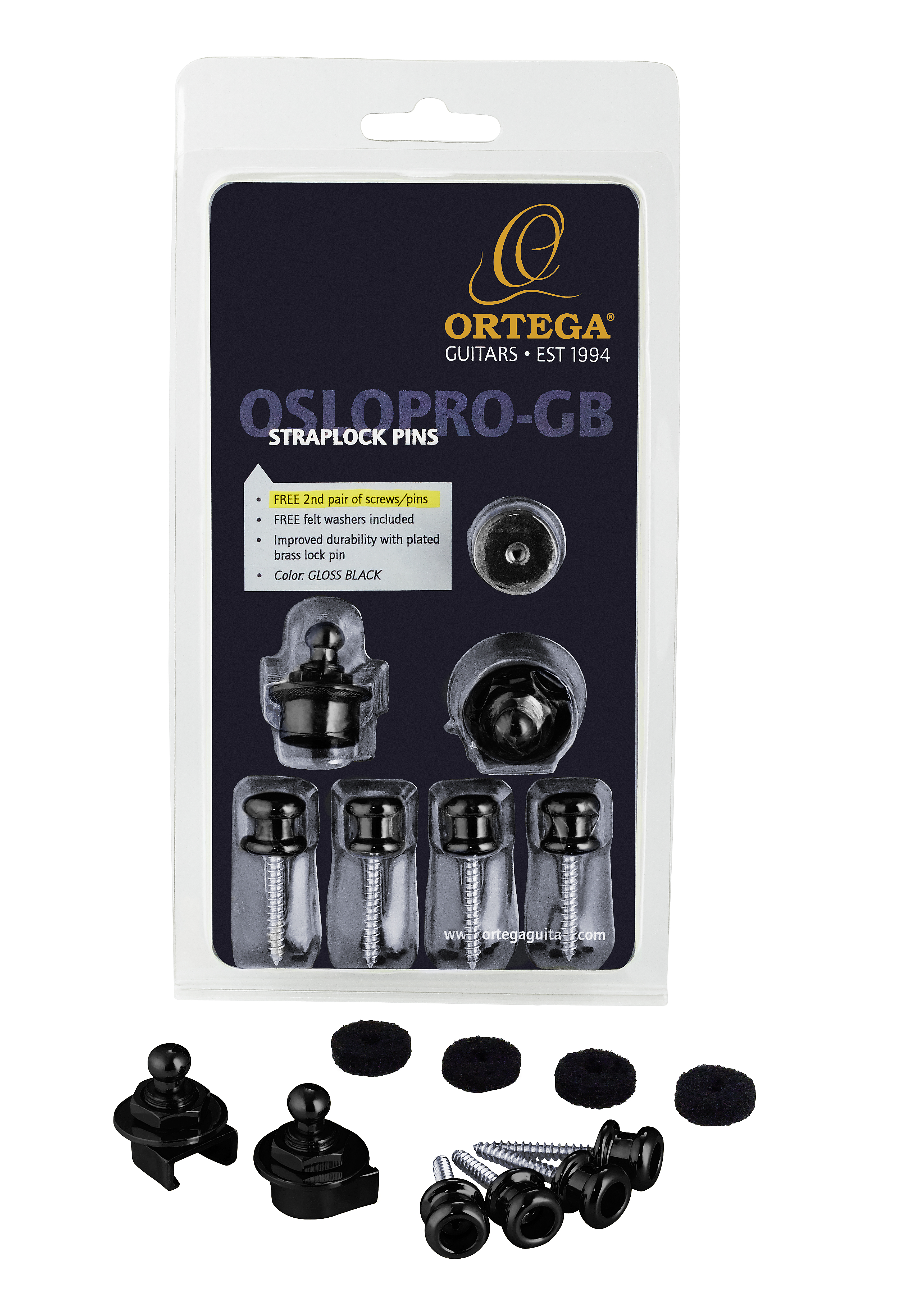 OSLOPRO-GB Strap Lock System Gloss Black