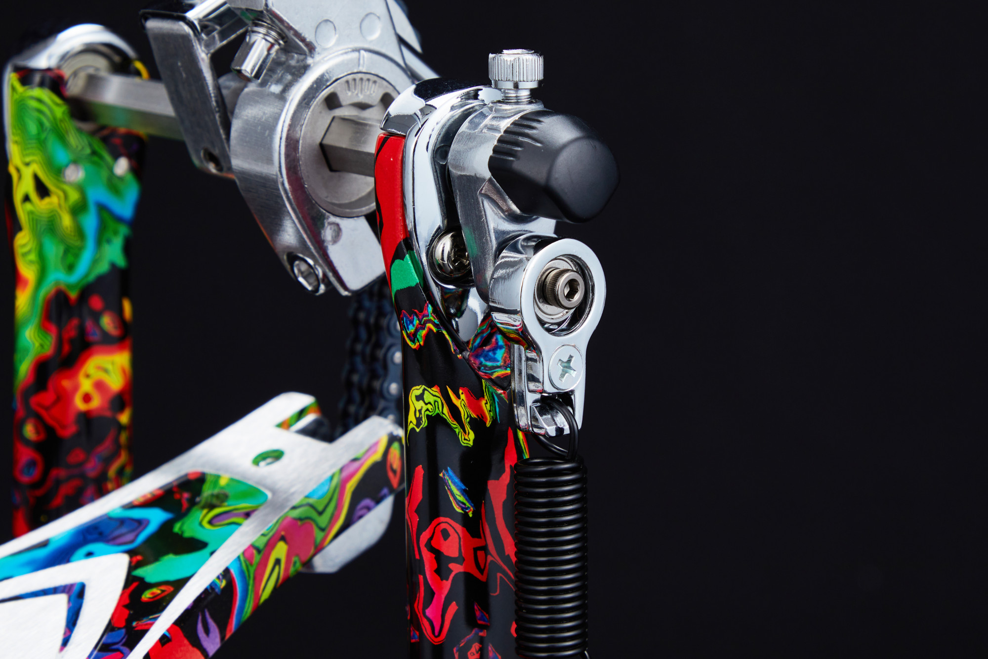 HP900PWMPR 50th Limited Iron Cobra Power Glide Twin Pedal - Marble Psychedelic Rainbow Finish HP900PWMPR 50th Limited Iron Cobra Power Glide Twin Pedal - Marble Psychedelic Rainbow Finish