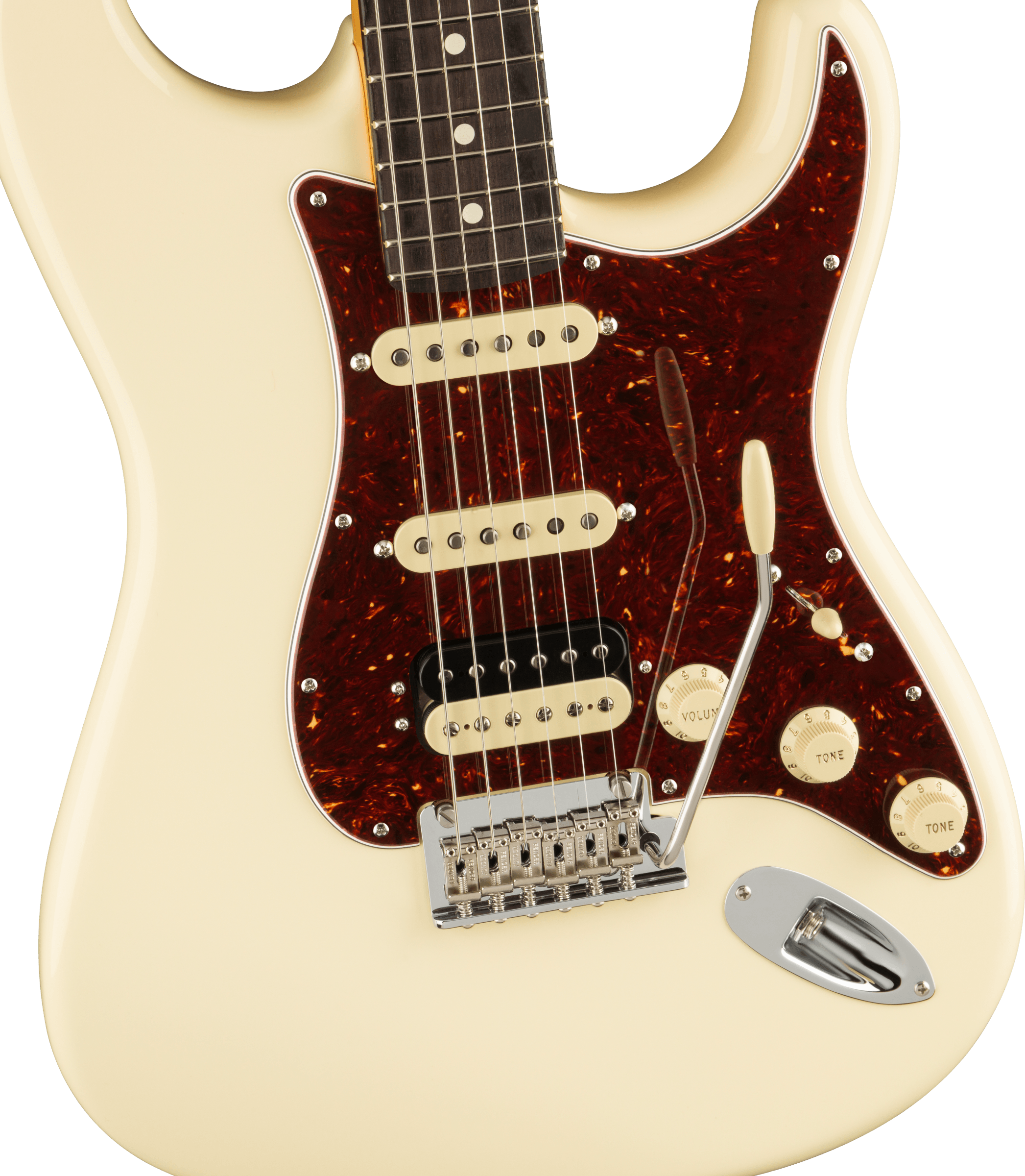 American Professional II Stratocaster HSS Rosewood Fingerboard, Olympic White