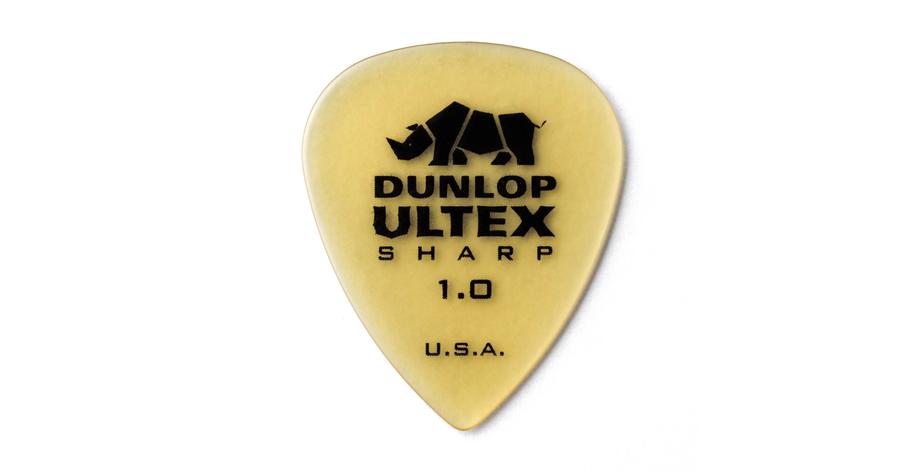 Ultex Sharp Picks, Player's Pack 6 pcs., amber, 1.00 mm