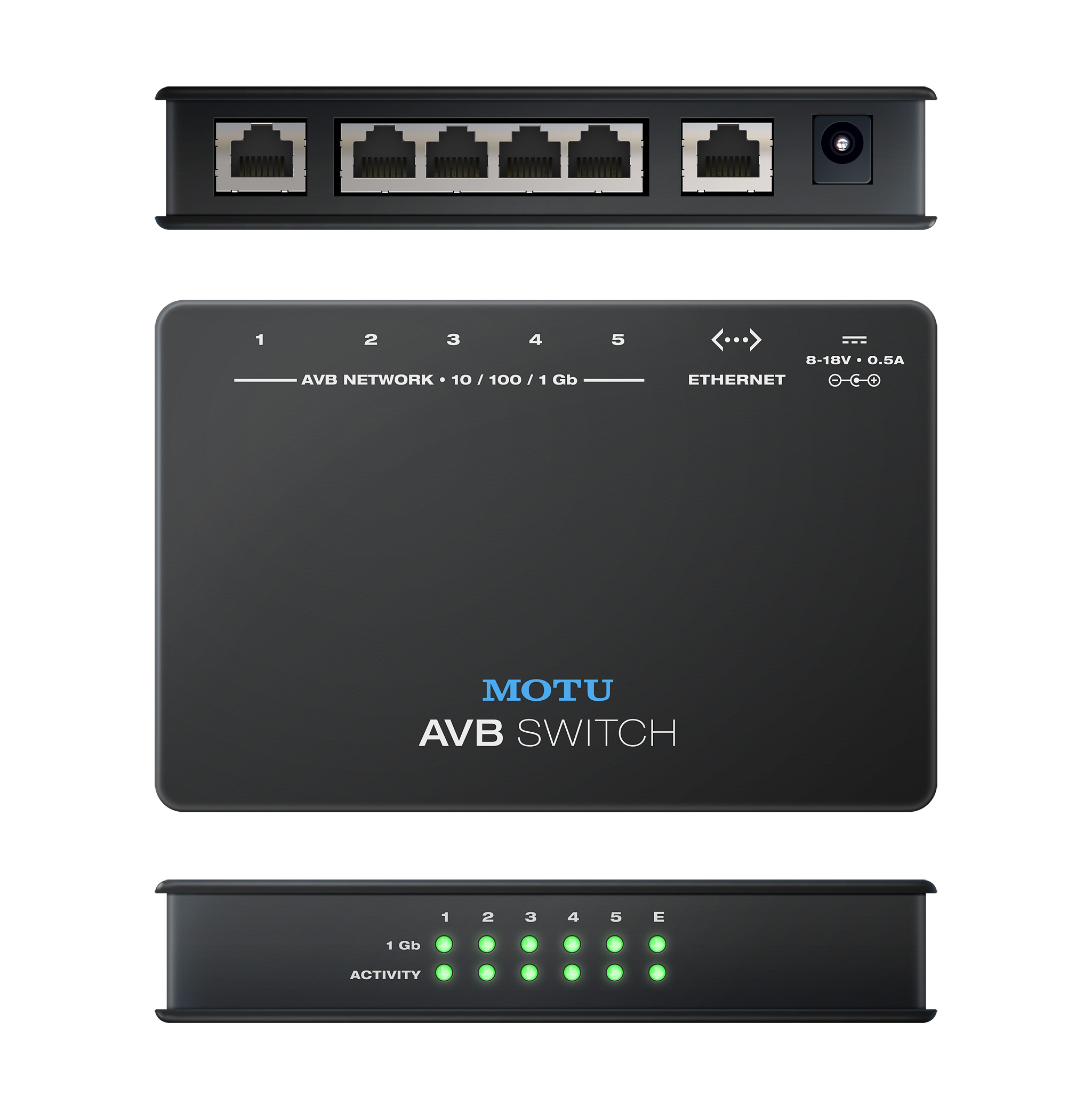 Motu AVB Switch AVB Switch 5 Ports