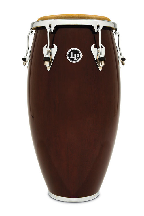 11 3/4" Conga, Dark Brown, Chrome