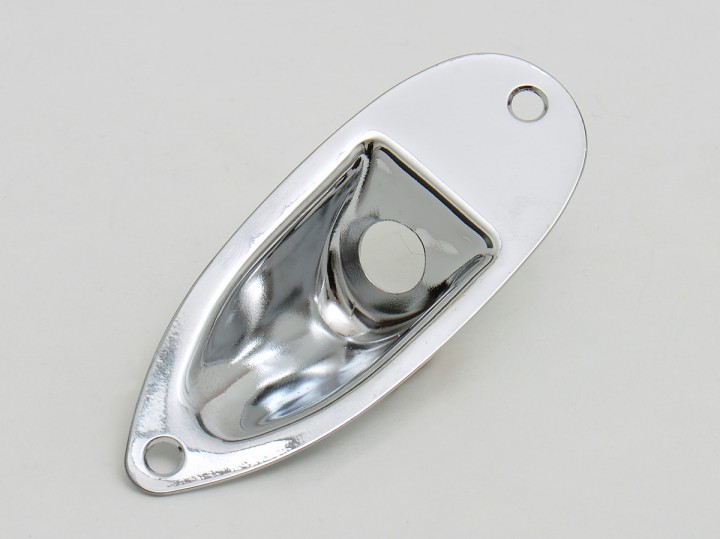 Strat Jack Plate, chrome