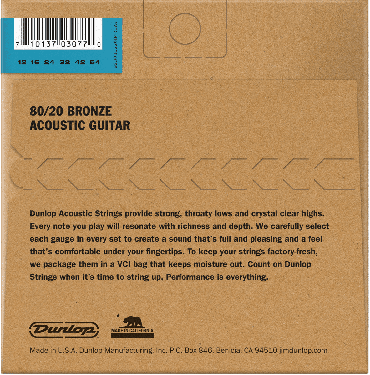 DAB1254 Bronze Acoustic Guitars Strings Light 12-54