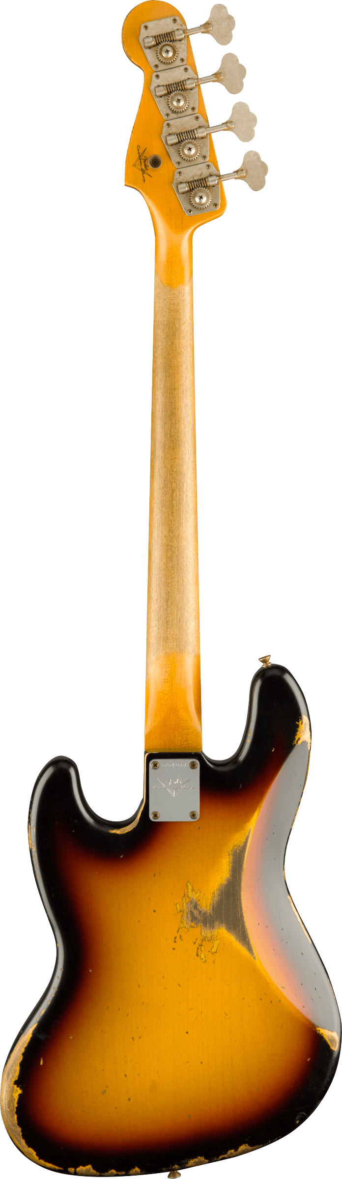 1961 Jazz Bass Heavy Relic 3-Color Sunburst RW