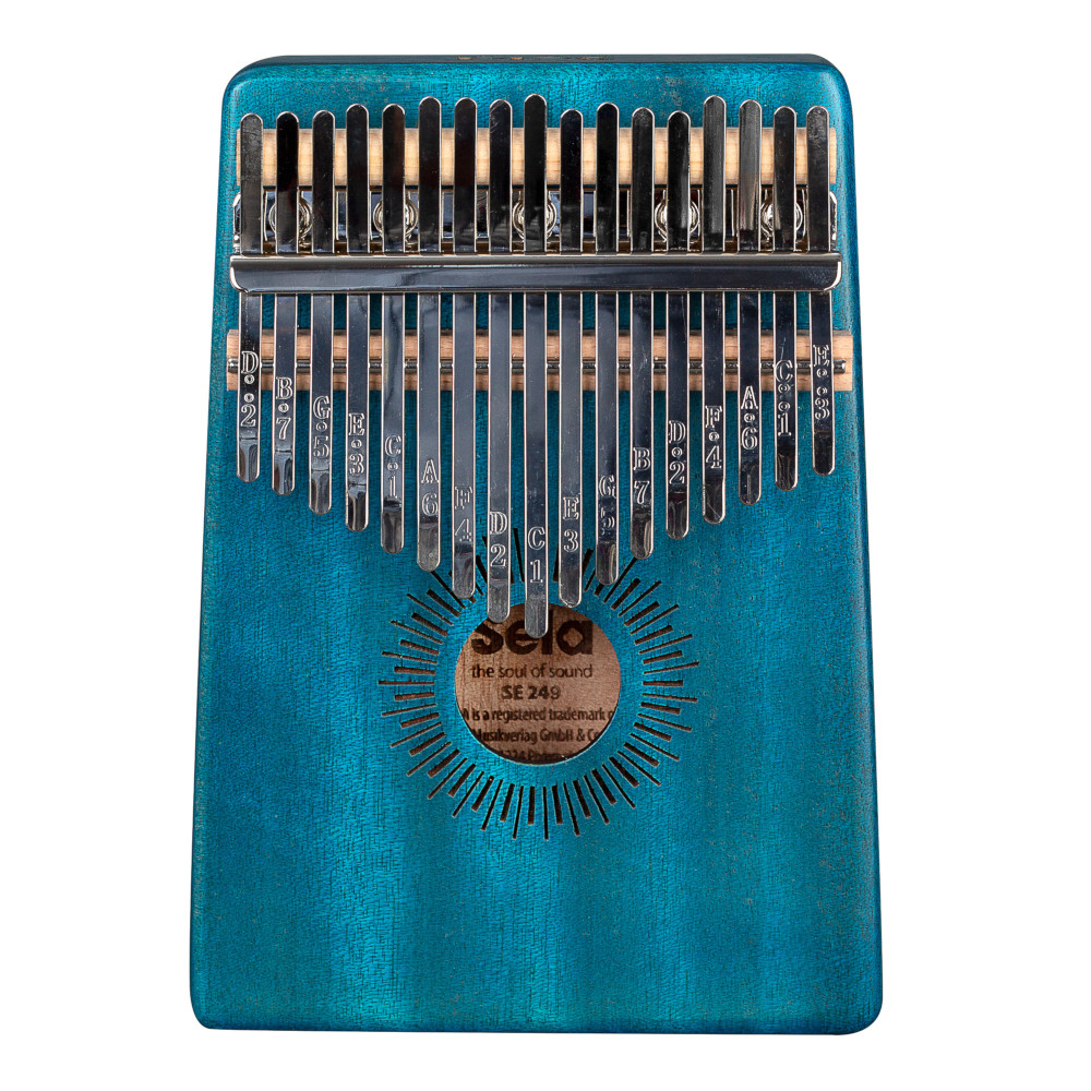 Kalimba Mahogany 17 Blue Kalimba Mahogany 17 Blue
