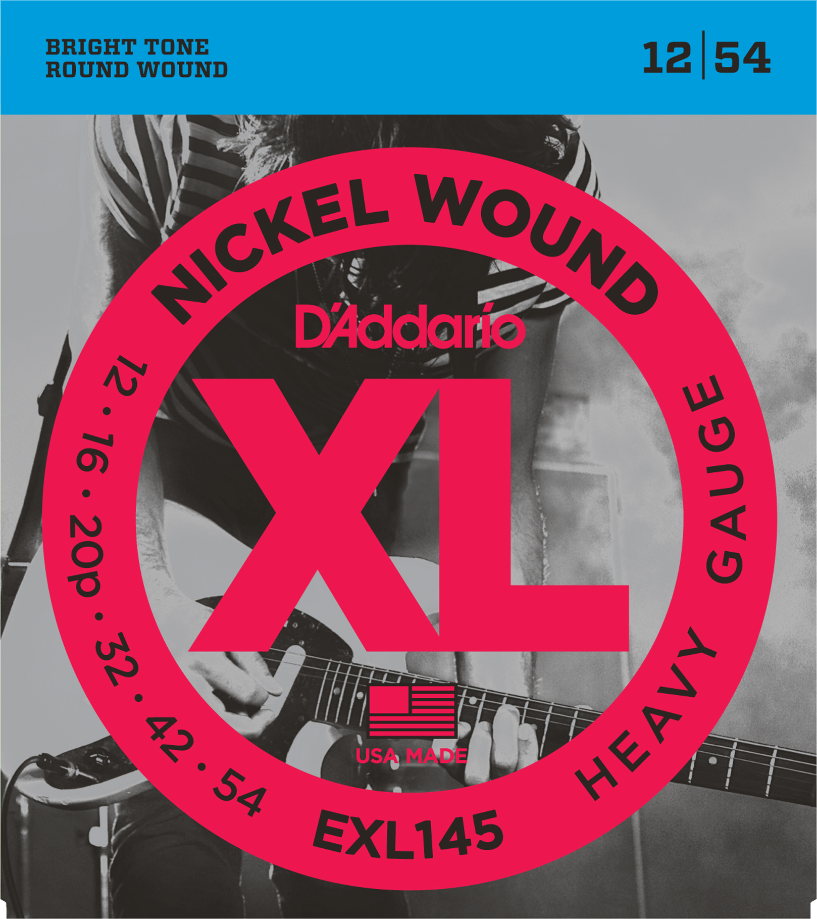 EXL145 Nickel Round Wound Heavy 012-054