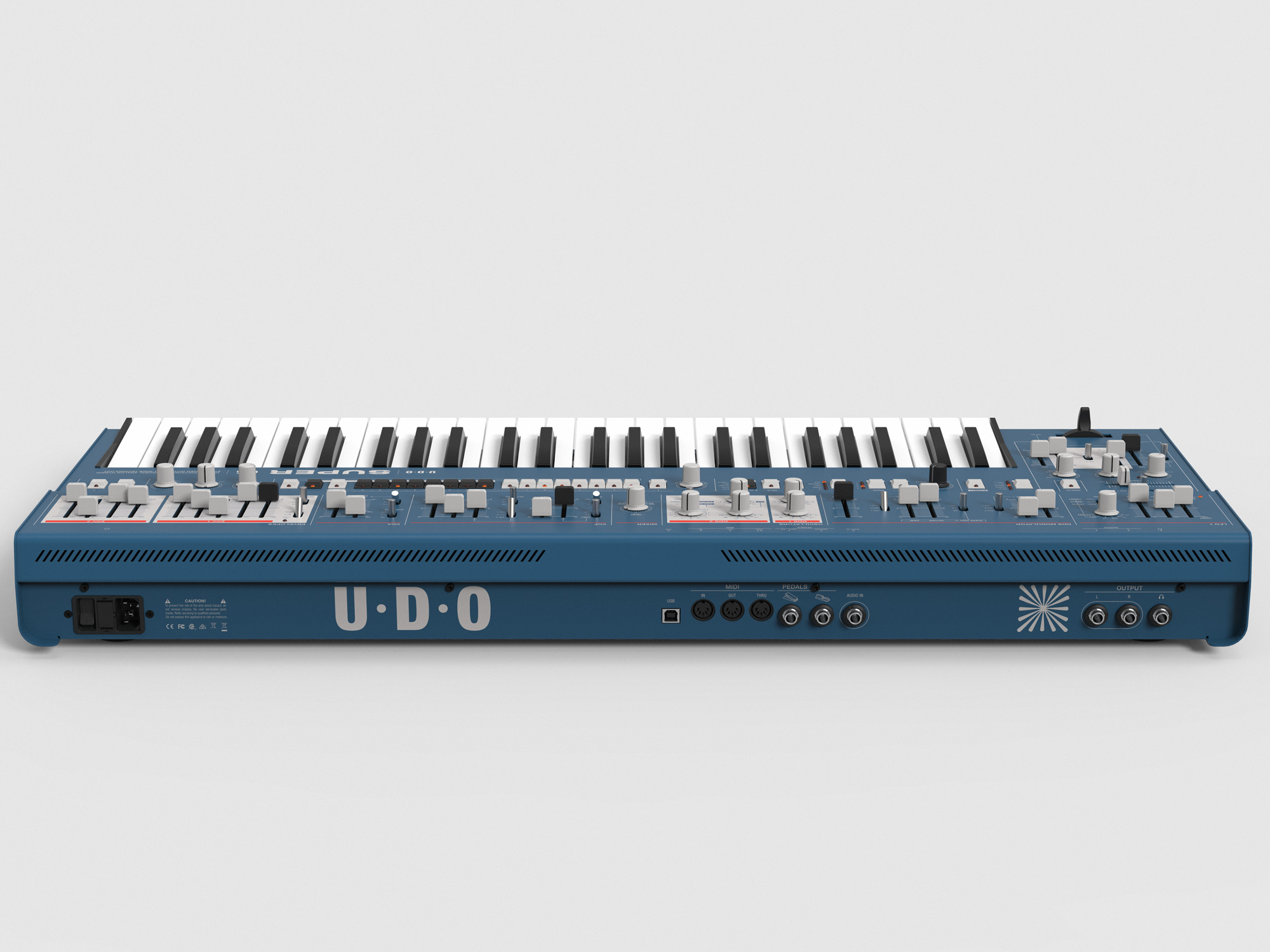 Super 6 Keyboard blue