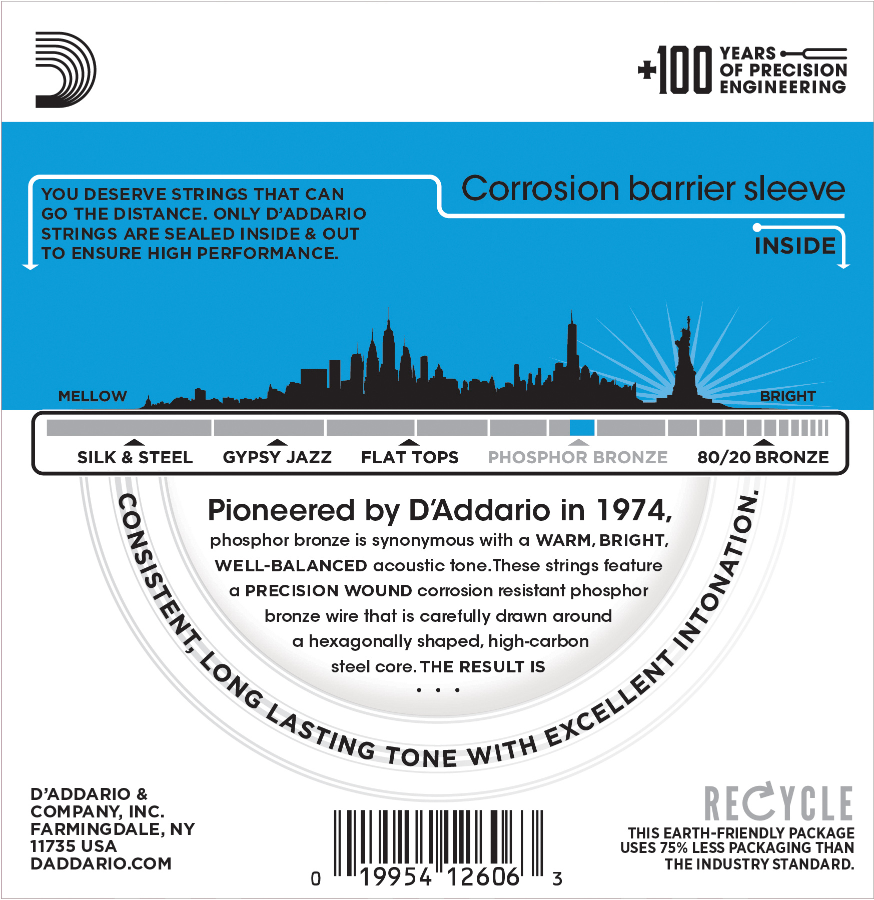 EJ16-3D Phosphore Bronze 012-053