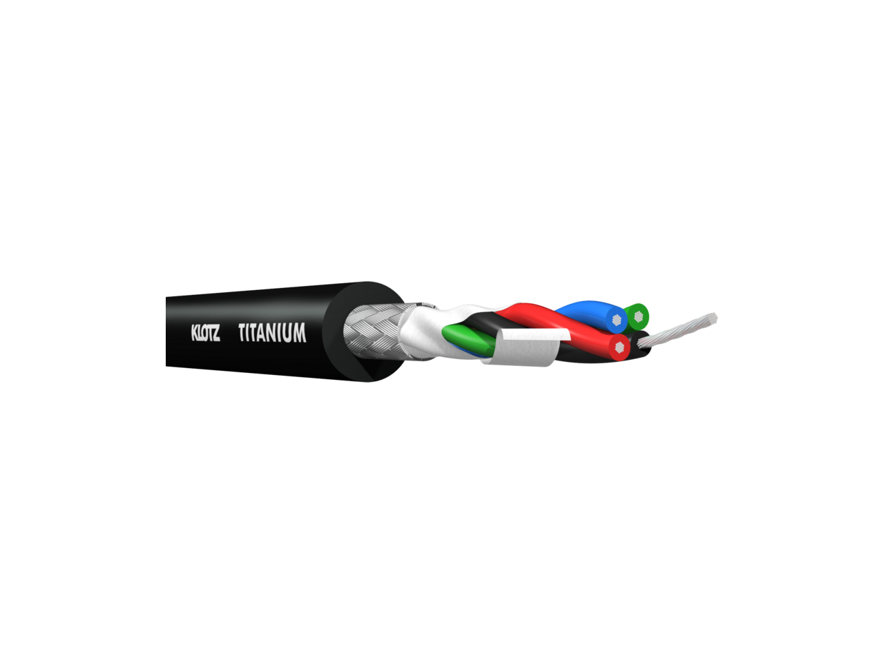 Titanium Mikrofonkabel 5m Premium