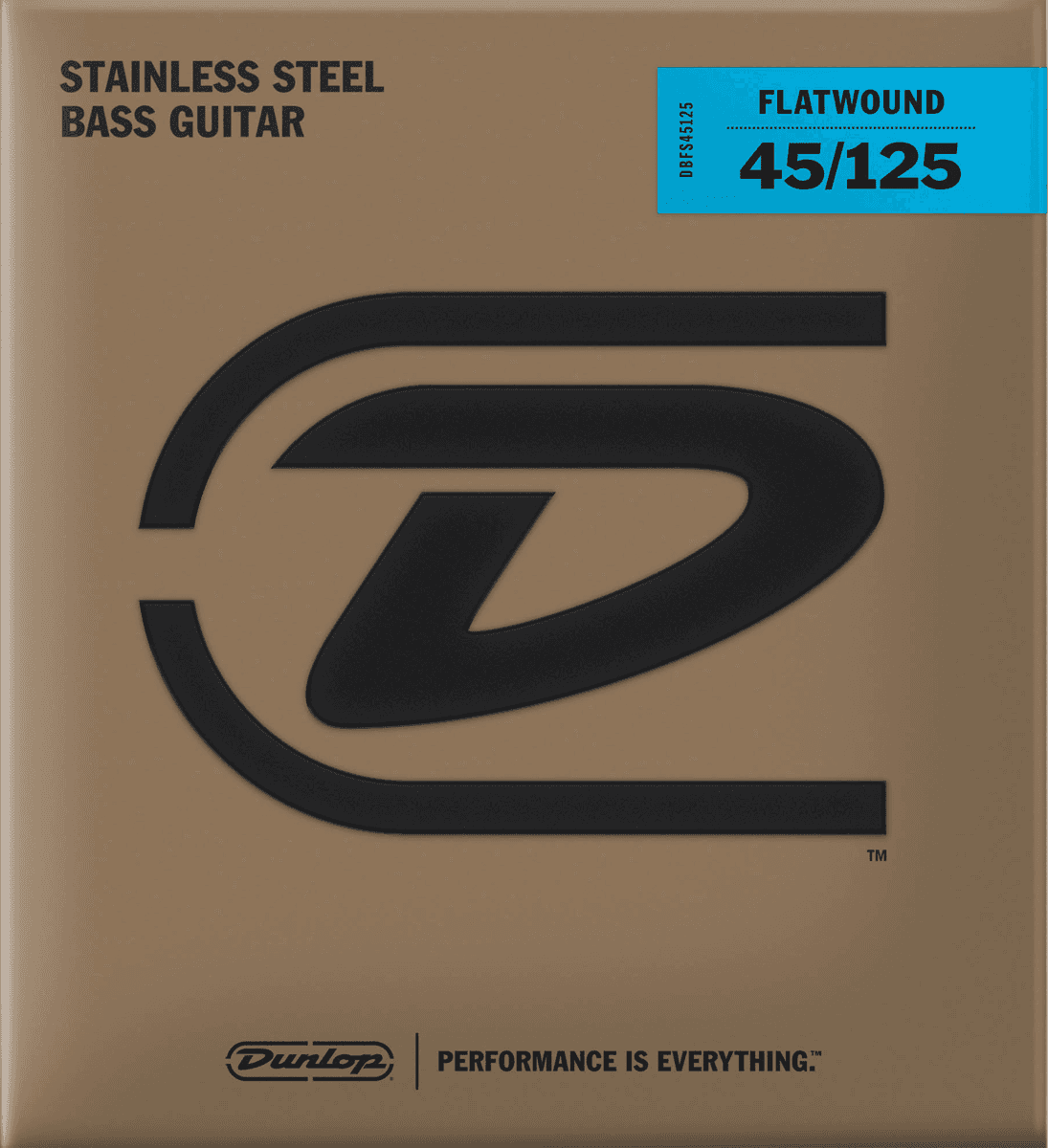 Bass String Set Flatwound, 45/125, 5-String Bass Flatwound Stainless Steel