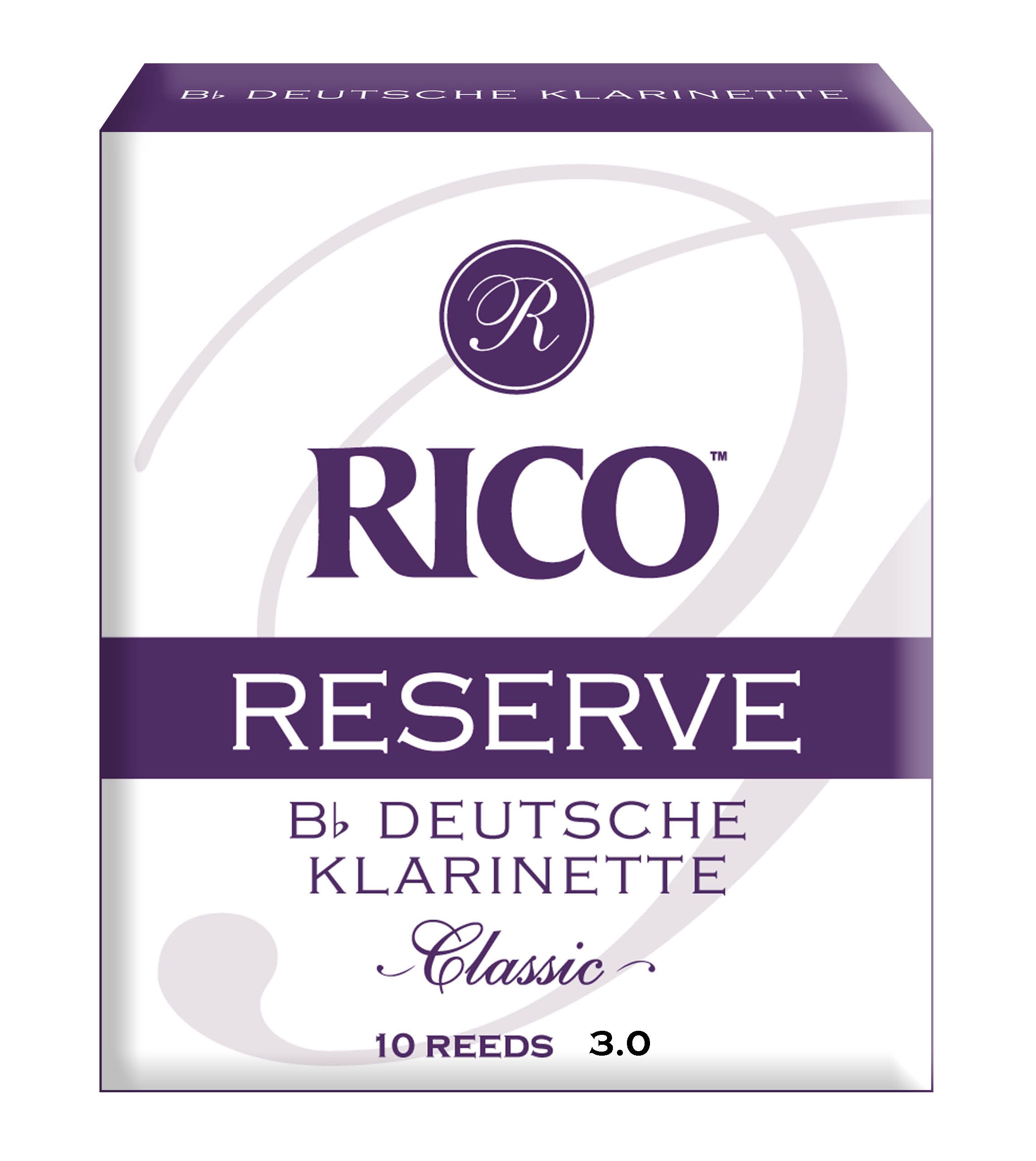 Klarinette deutsch 3,0 Reserve, 10er Packung