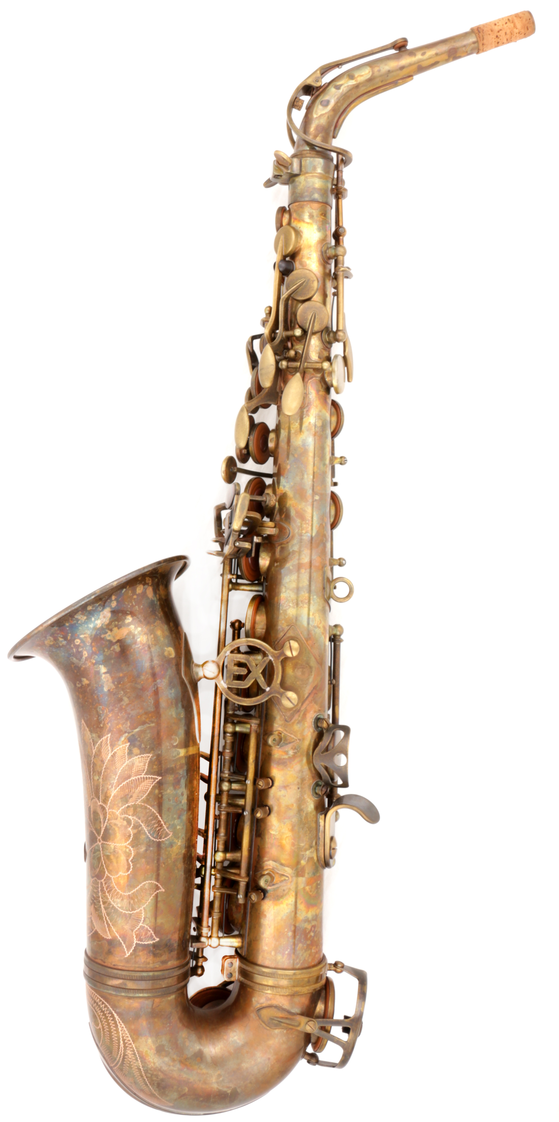 X-Old Altsaxophon Messing unlackiert