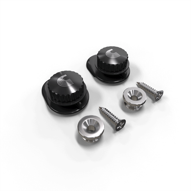 Universelle Strap Lock Gurtsicherung, schwarz Universelle Strap Lock Gurtsicherung, schwarz