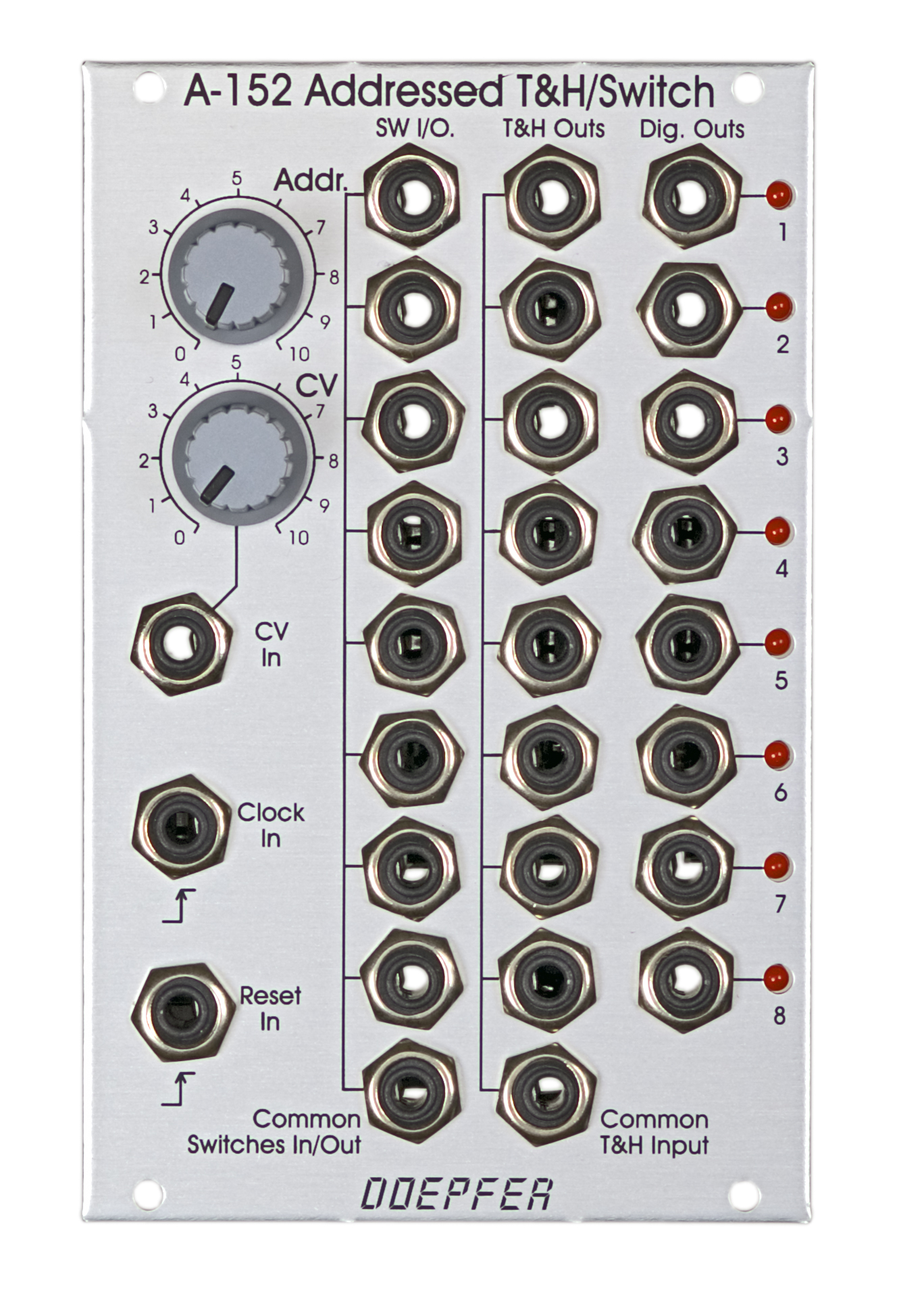 A-152 Volt. Addr. T&H/Switch A-152 Volt. Addr. T&H/Switch