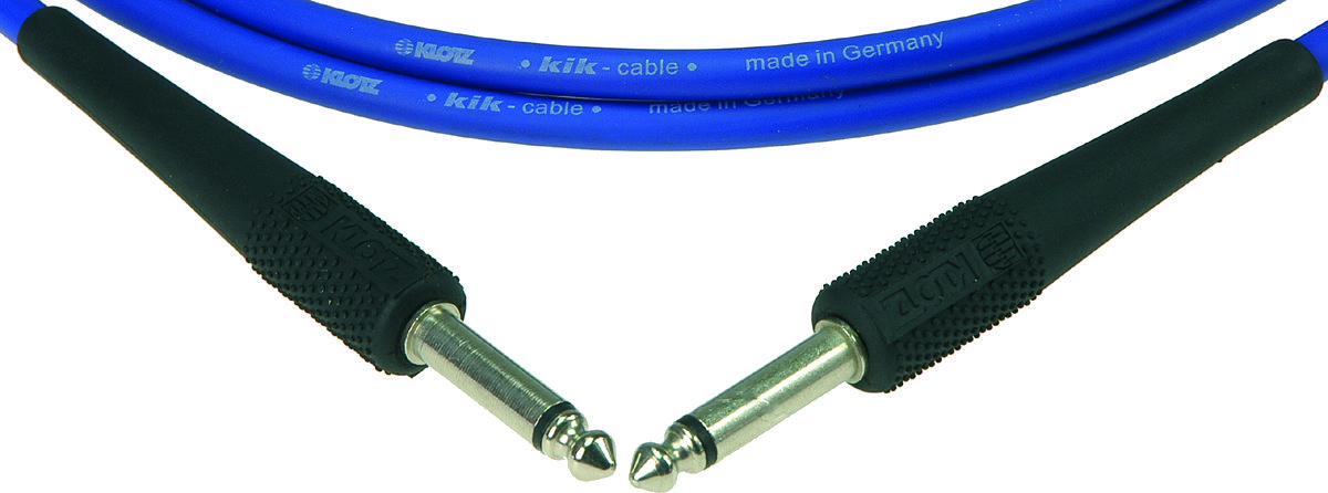 Kik Instrumentenkabel 3m Blau