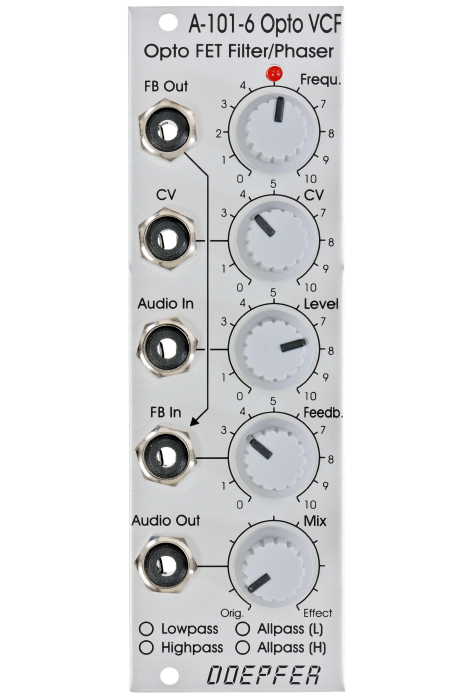 A-101-6 Opto-FET-Filter A-101-6 Opto-FET-Filter
