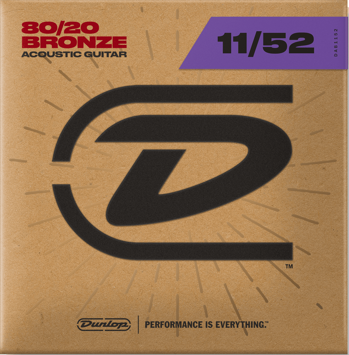 DAB1152 Bronze Acoustic Guitars Strings Medium Light 11-52
