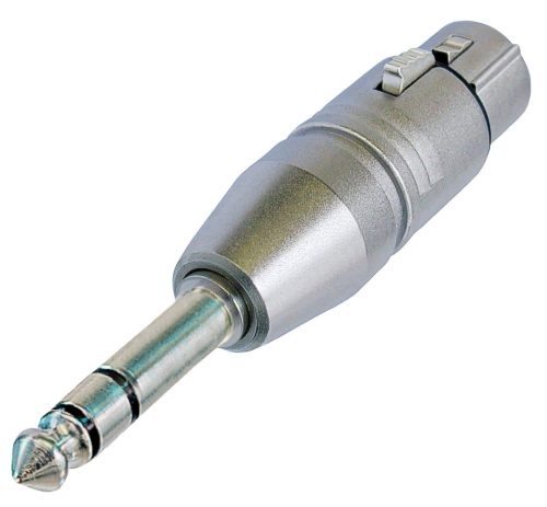 NA3FP Klinke male 6,3 mm stereo/XLR 3-pol female gerade