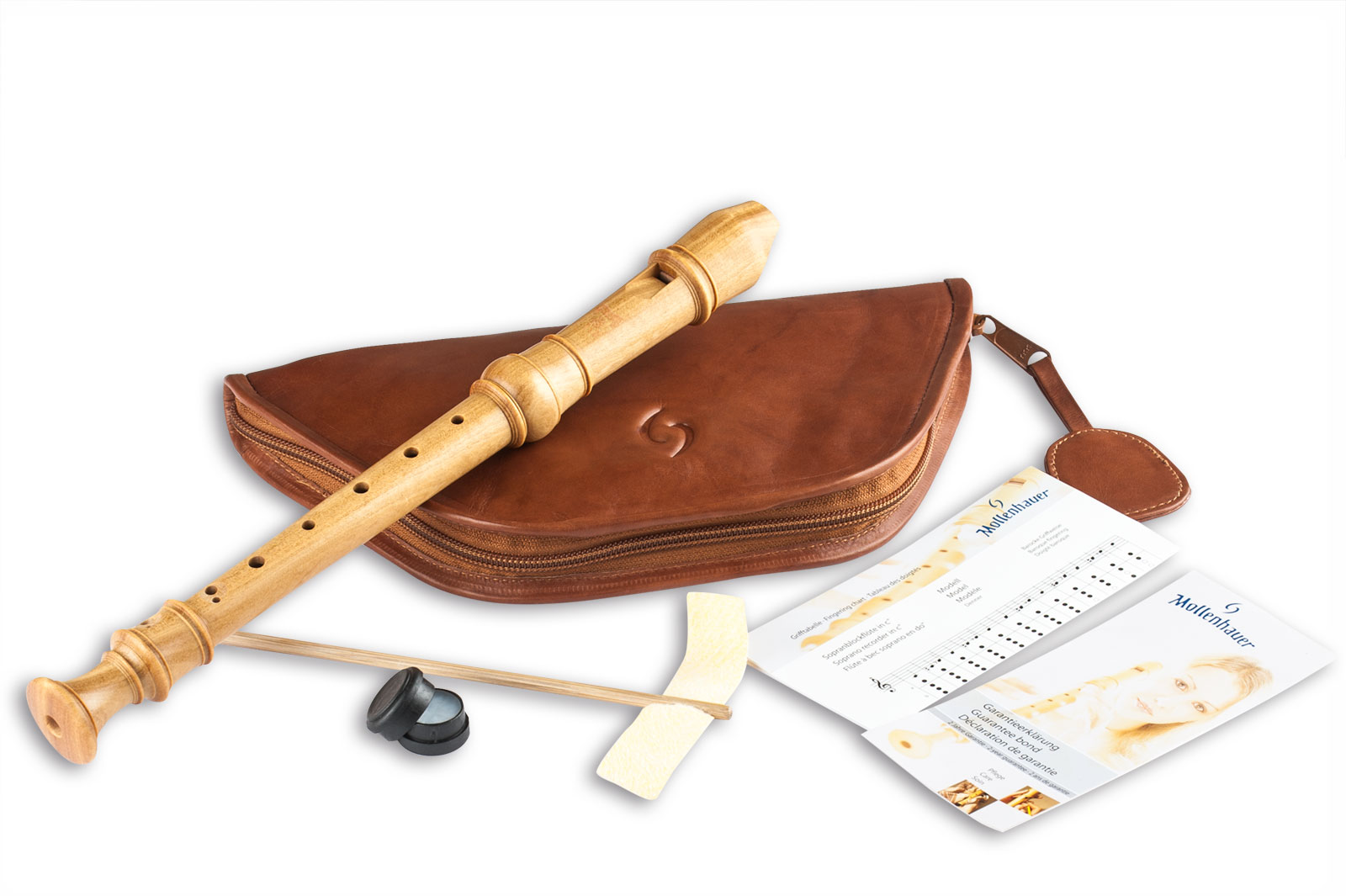 Denner Edition Sopranflöte Satinwood Natur Denner Edition Sopranflöte Satinwood Natur