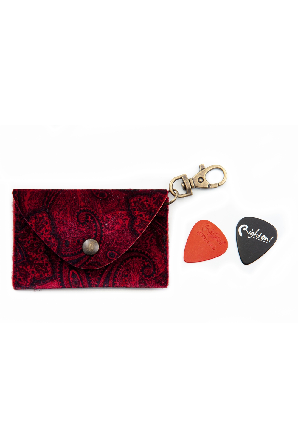 Pick Pouch Paisley Red
