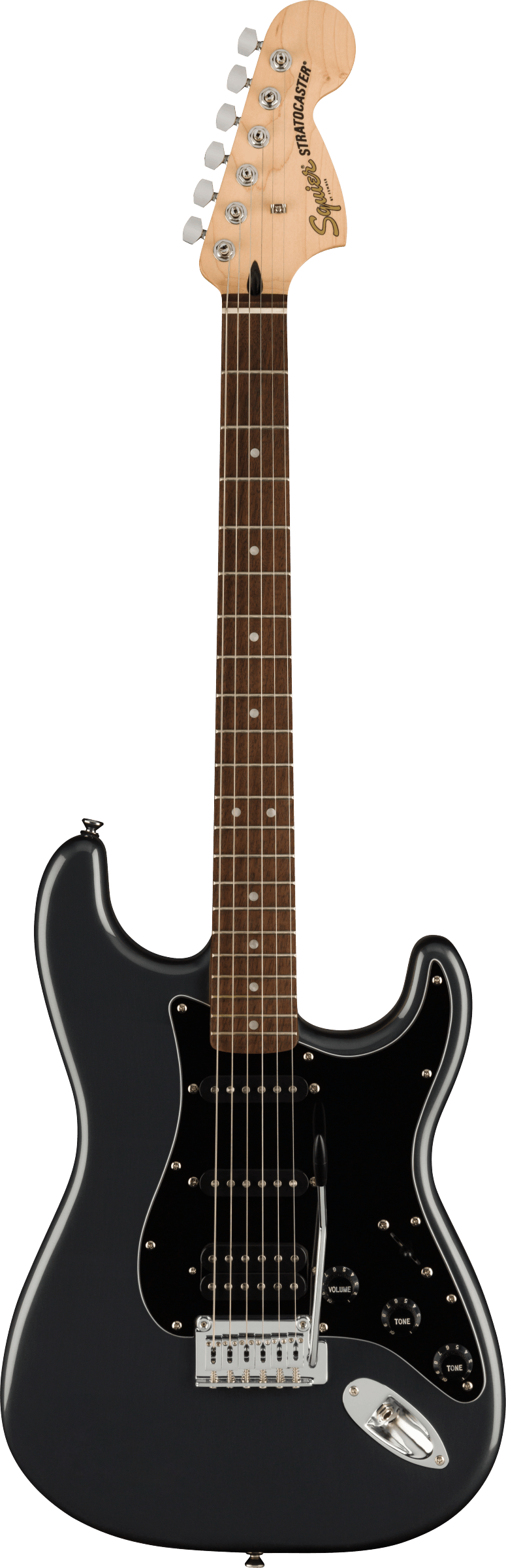 Affinity Series Stratocaster HSS Pack LR, Charcoal Frost Metallic