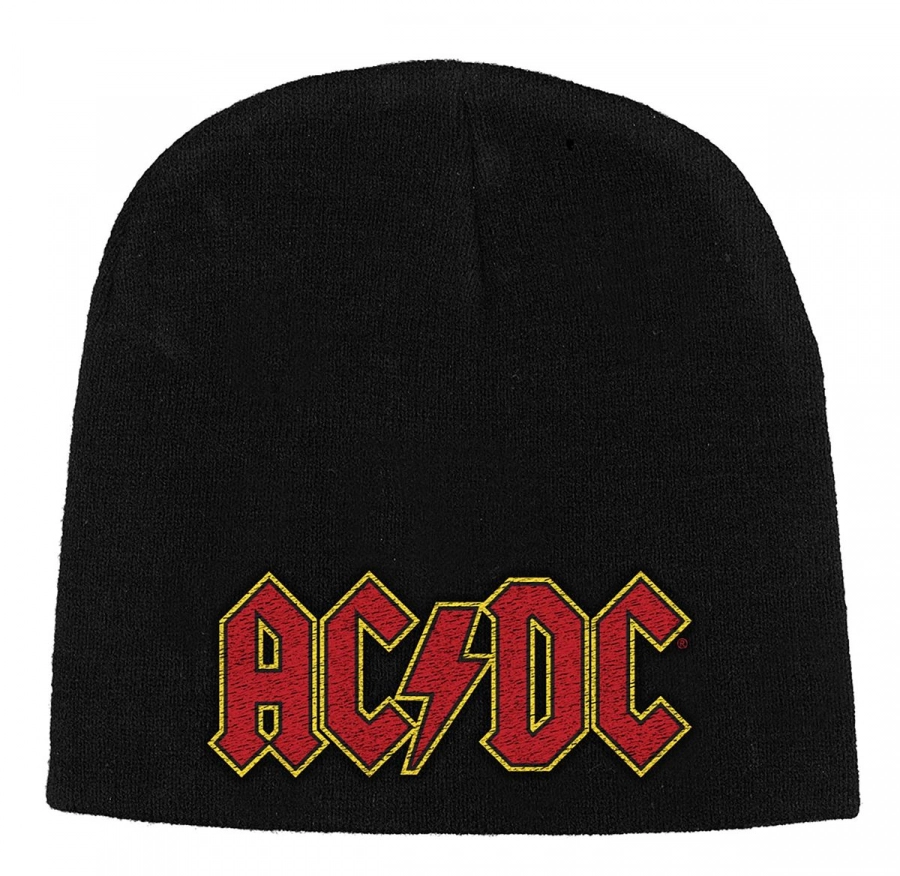 AC/DC Logo Rot Beanie Mütze